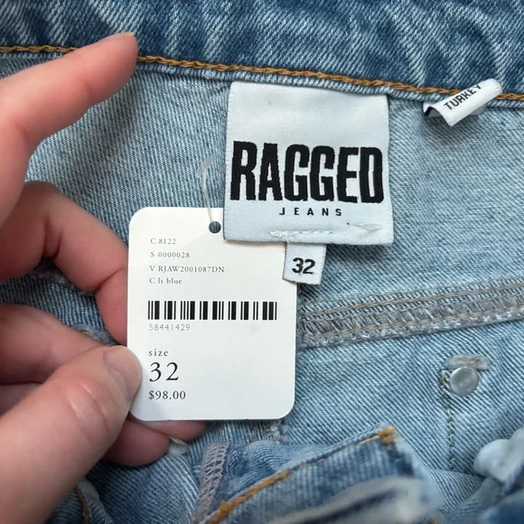 NWT Free People x Ragged Priest Dakota Bootcut Jean in Light Blue Size 32 - Picture 6 of 8
